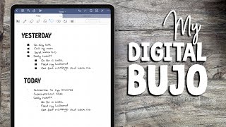 How I Bullet Journal on the iPad Mini