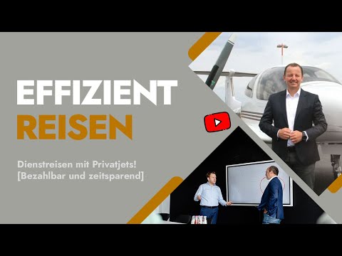 Wer wird denn gleich in die Luft gehen - Dienstreisen mit Privatjet bezahlbar und zeitsparend!