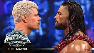 Roman Reigns vs. Cody Rhodes: WrestleMania XL Sunday - 2-out-of-3 Falls Match