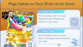 Pokémon TCG Pocket - Mega Gallade ex Deck (Ruler of the Skies) | Mega Evolution Mission