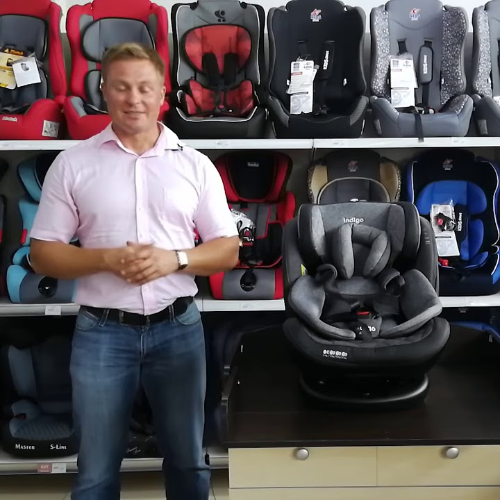Автокресло Indigo AERO ISOFIX 0-36 кг - YouTube