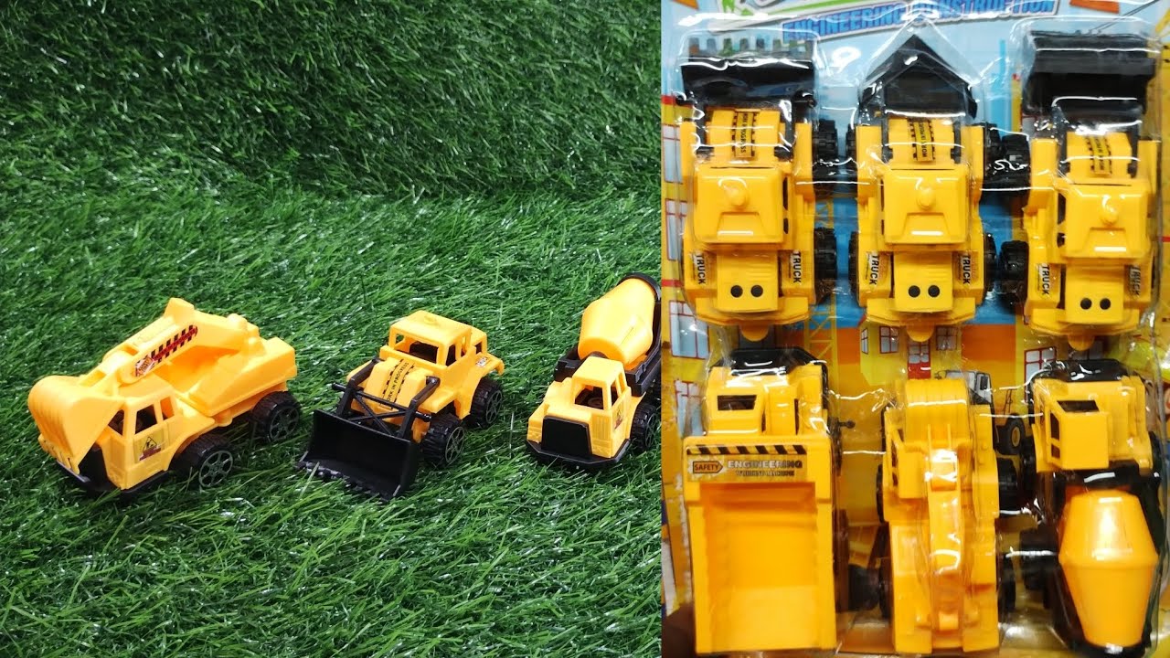 construction vehicle toys unboxing kidstoyscreation YouTube