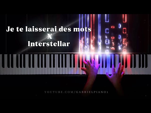 Interstellar des mots (Piano Cover)