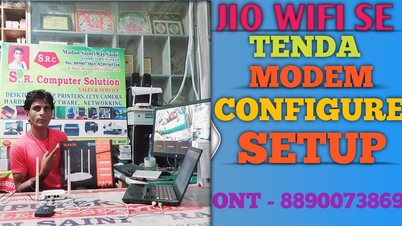 Jio Or Airtal Wifi Router Se Tenda Modem Ko Configure Karna