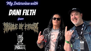 My Interview with Dani Filth from Cradle of Filth at Tuska 2025