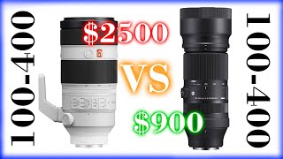 Sony 100-400mm GM vs Sigma 100-400mm DG DN OS Comparison