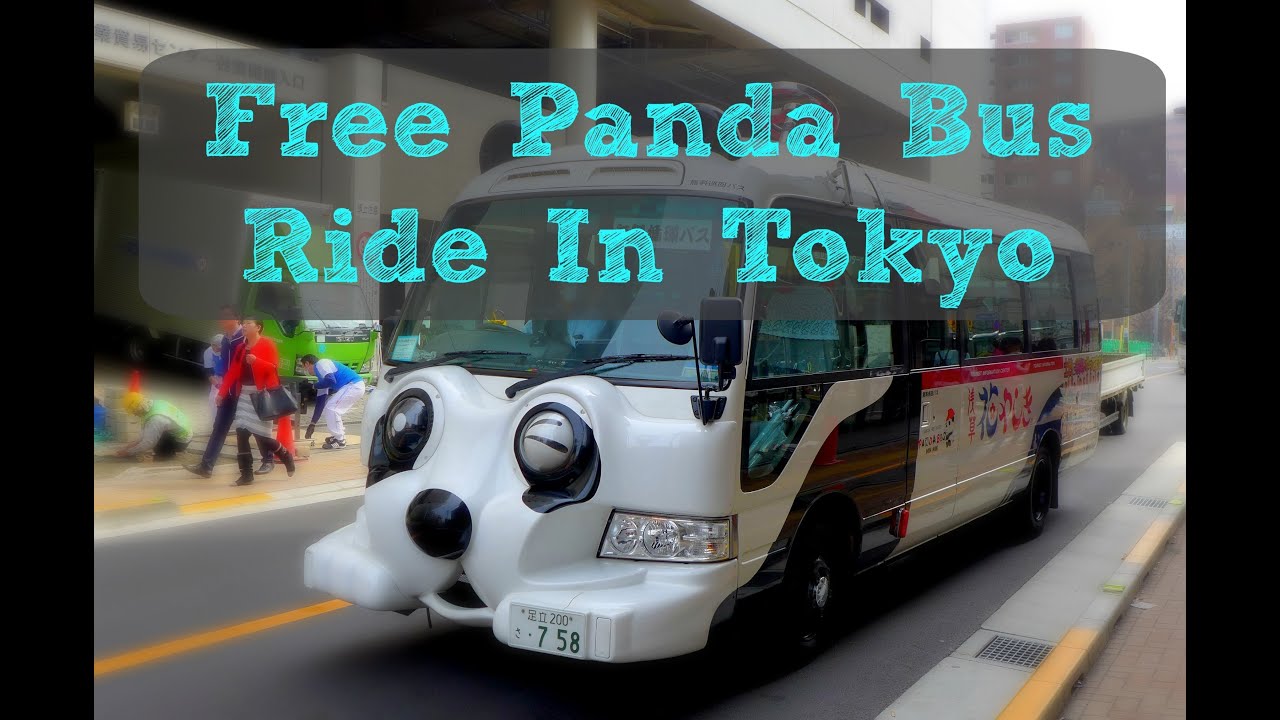 Follow Me As I Take Panda Bus Ride In Tokyo - YouTube