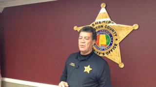 Sheriff Valenza Announces Four Charge in Monday's Murder