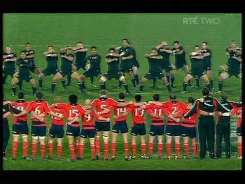 All Blacks HAKA, Munster HAKA also TRY against NZ by Munster "high quality"