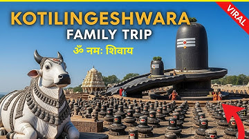 🛕 Kotilingeshwara Temple |1 Crore Shivling Darshan with Parents| 108 Feet Mahadev Shivling Bangalore