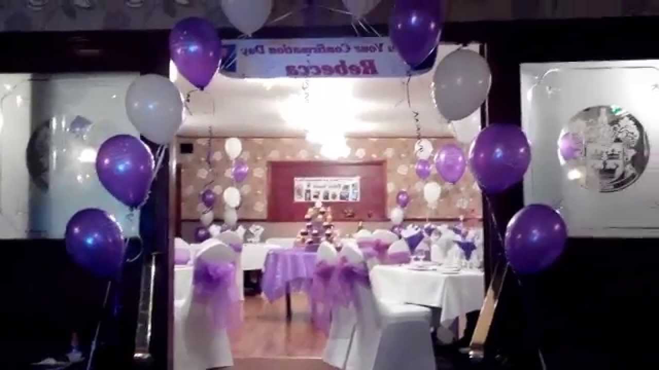 CelebrateIt Decoration at Confirmation party - YouTube