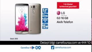 CarrefourSA HaftaSonu İndirimi LG G3 Akıllı Telefon Reklamı Resimi