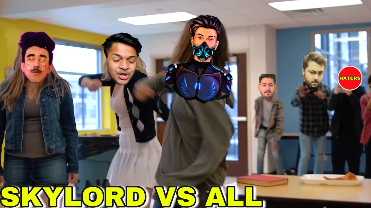SKYLORD Vs Lokesh Gamer Vs Jigs Vs Ankush FF Vs Total Gaming Vs Haters - ( Animated ) || Free Fire