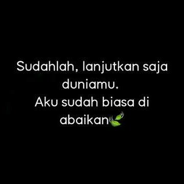 STORY WA. BUAT PASANGAN YANG DI ABAIKAN...!