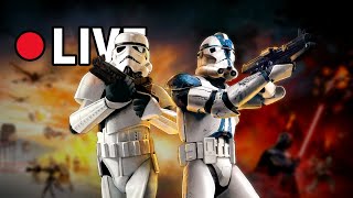 🔴LIVE Playing The Starwars Battlefront Classic Collection Online - UPDATE 2 IS HERE!