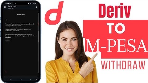How To Withdraw From Deriv To M-PESA | Deriv Withdrawal To M-PESA