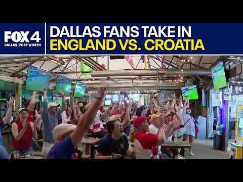England vs Croatia watch parties pack with excited fans