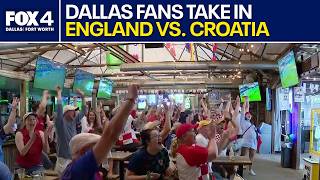 England vs Croatia watch parties pack with excited fans