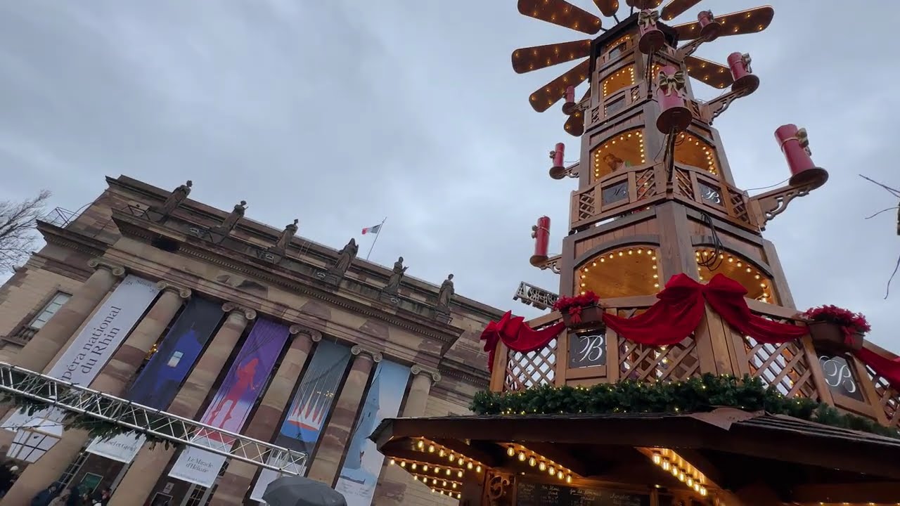 (4K) 🇫🇷 STRASBOURG, France - Walking tour of the city of Strasbourg.