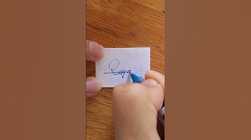Signature idea #signature #logo #name #handwriting #shortvideo #art