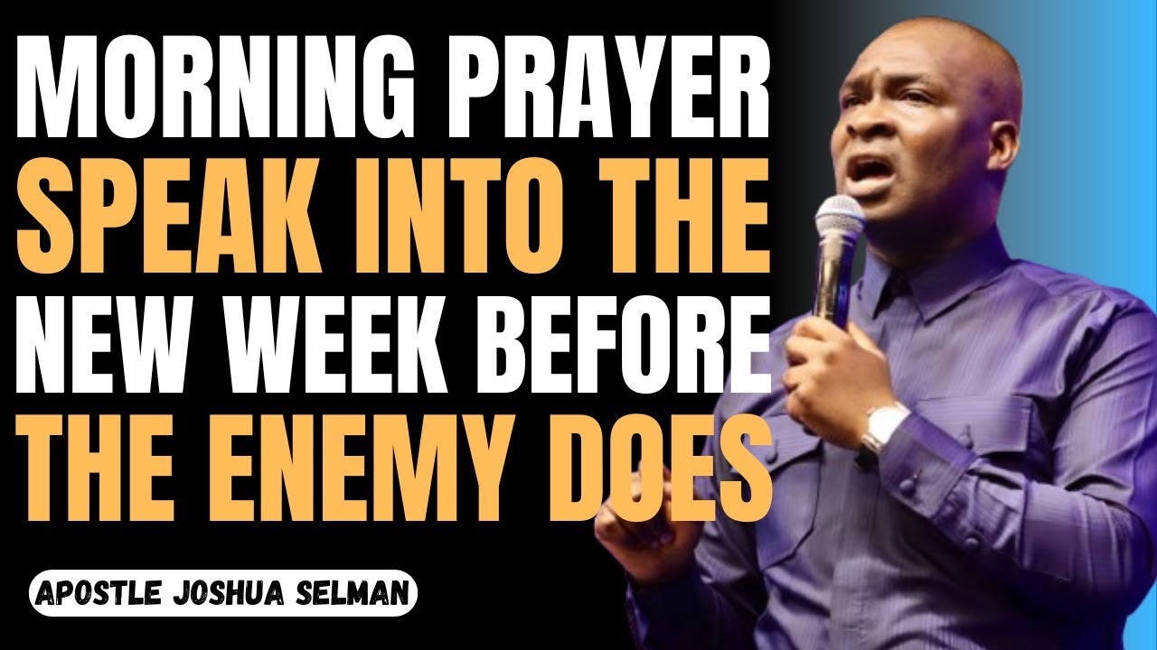 MORNING PRAYER — SPEAK INTO THE NEW WEEK BEFORE THE ENEMY DOES” by ...