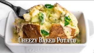 Baked Potato | Loaded Baked Potato | Cheezy Potato #bakedpotato #cheezypotato #potatorecipes