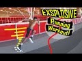 How To Become More Explosive at Running: Killer Gym Workout!