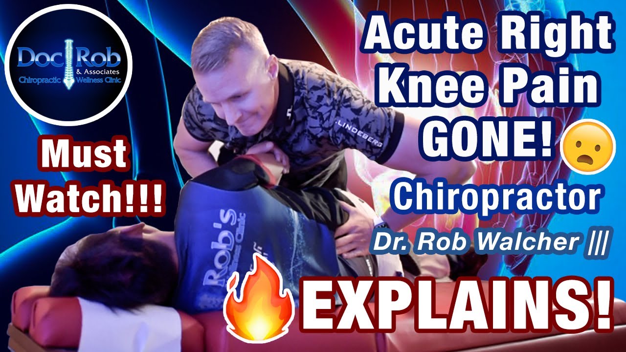 Can Chiropractic Help Knee Pain? Dr. Rob Walcher Explains! YouTube