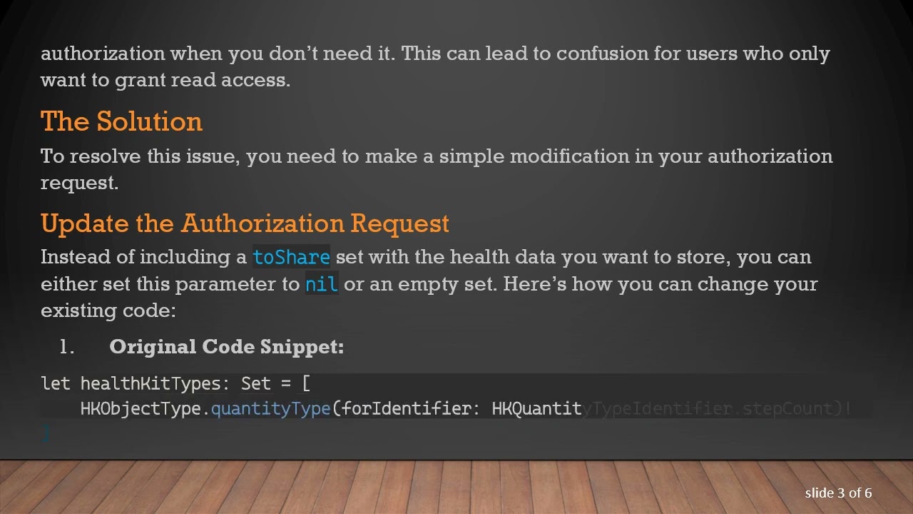 Solving the NSHealthUpdateUsageDescription Error: Requesting Read Authorization Only for HealthKit