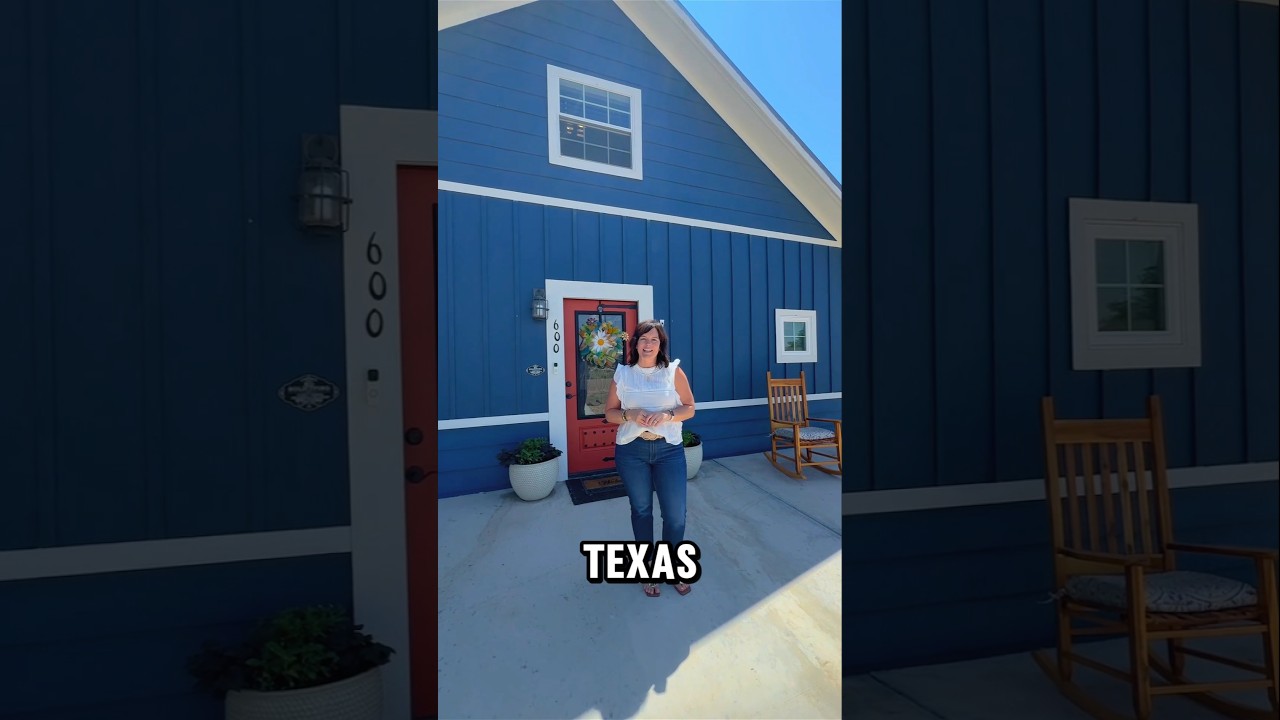 Unique home for sale in Goldsmith Texas. This house used to be the local Methodist church.