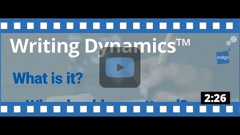 Writing Dynamics™ workshop - what is it, why attend and what do we cover?