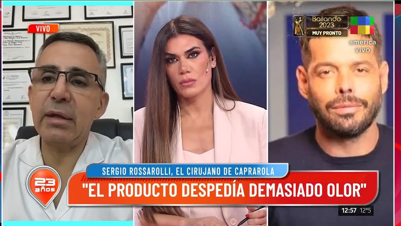 Habla el médico que operó a Caprarola luego de Aníbal Lotocki: "Tenía mucho polímero calcificado"