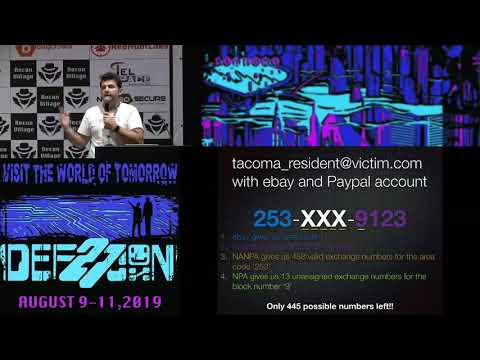 Martin Vigo - From Email Address to Phone Number - DEF CON 27 Recon Village