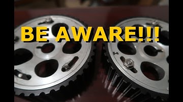 Adjustable Cam Gear Problem Update - #Eclipse2GBuild
