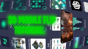 3D MOBILE FLIP + FAKE CALL NOTIFICATION [ ALIGHT MOTION ] FREE PRESET/ XML #alightmotion aligh otaku