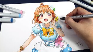 Drawing Chika Takami lovelive sunshine | ラブライブ! サンシャイン 高海 千歌 | 러브 라이브 선샤인 타카미 치카