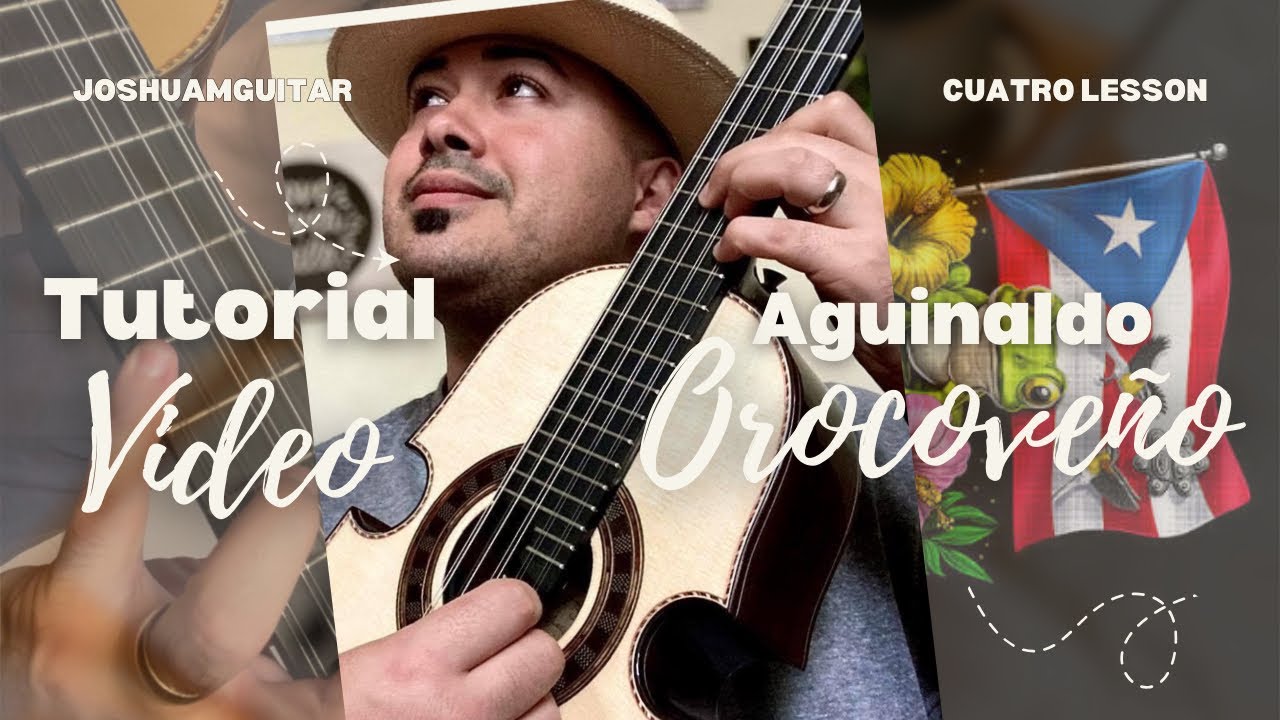 Cómo tocar Aguinaldo Orocoveño | Puerto Rican Cuatro Lesson (Tabs & Backing Tracks Available) 