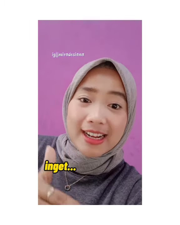 Empat tips bahagia dalam bahasa Lampung versi Mira desiana #lampung #viral