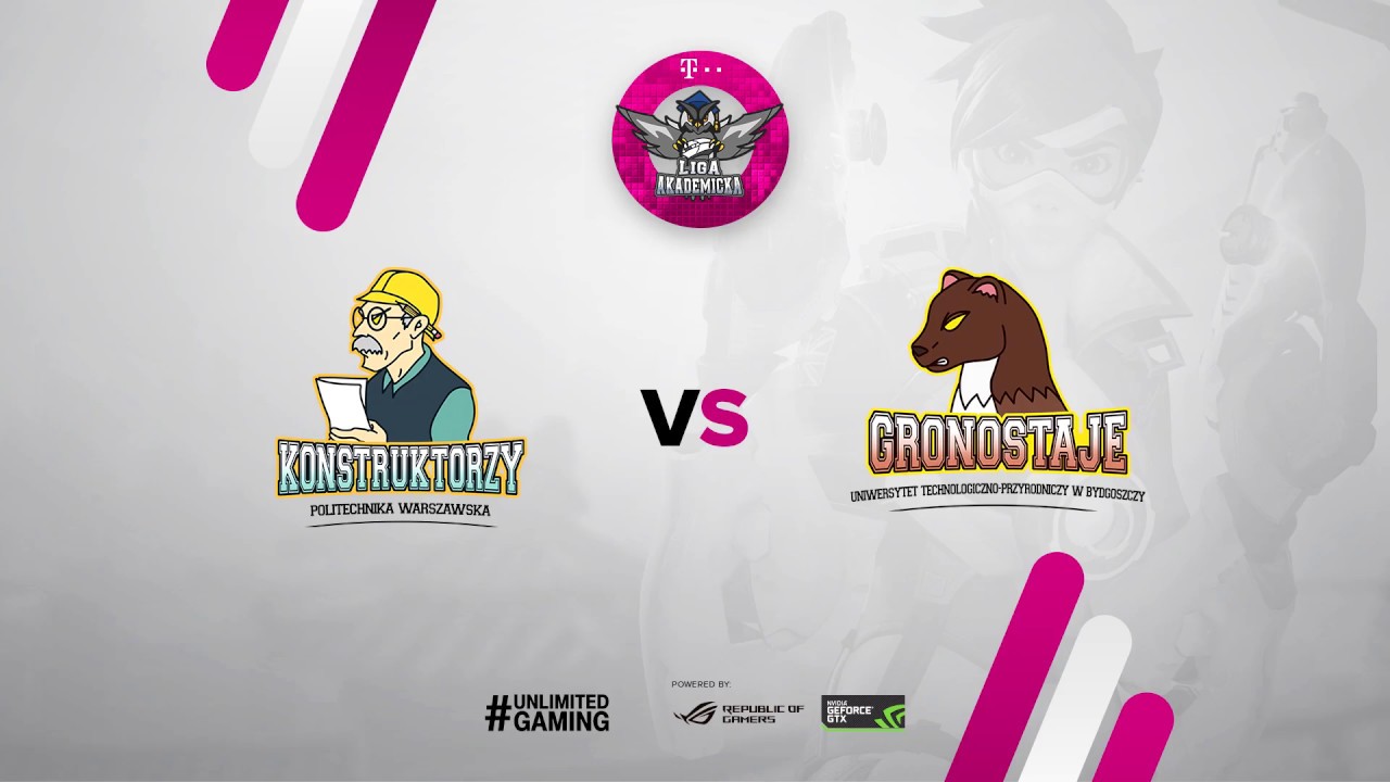 Overwatch najlepsze zagrania - Konstruktorzy [PW] vs Gronostaje [UTP] gaming logo