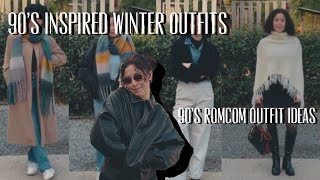 90s inspired winter outfits !! 5 outfit ideas for winter