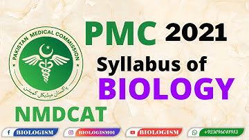 NMDCAT Syllabus 2021 | MCAT Syllabus of Biology 2021 | MDCAT Syllabus