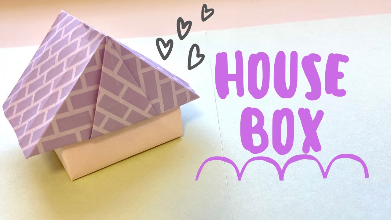 【折り紙】お家ボックス／【Origami】 House box YouTube
