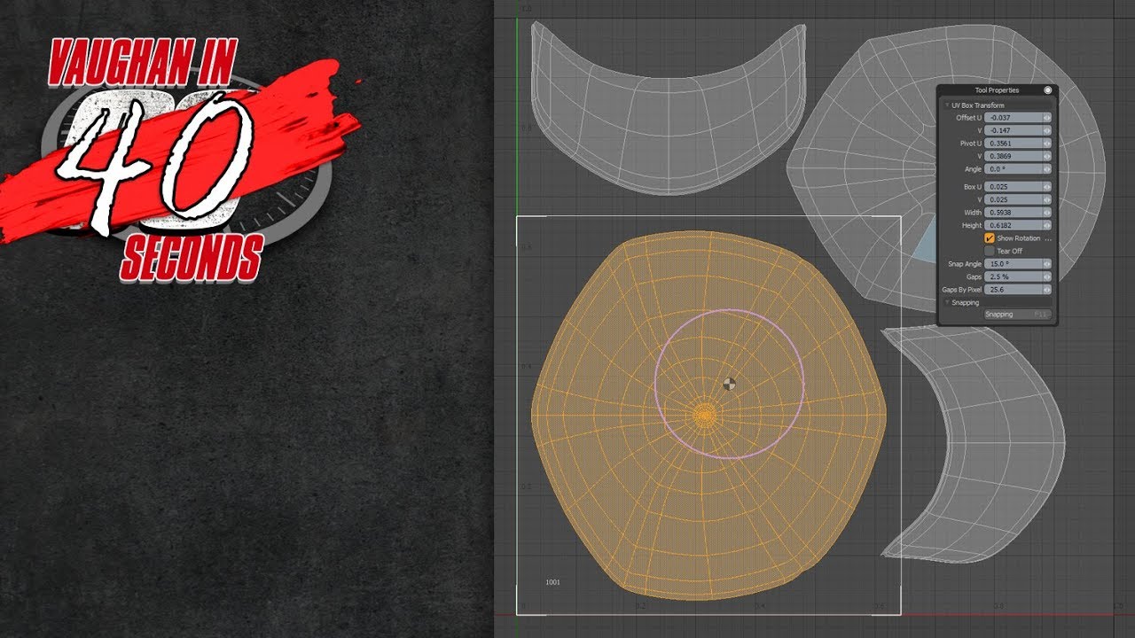 MODO 12.2 | UV Box Transform Tool: Gaps - YouTube