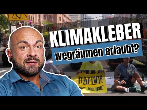 Clearing traffic, removing climate protesters - is it legal? Self-defense or not?
