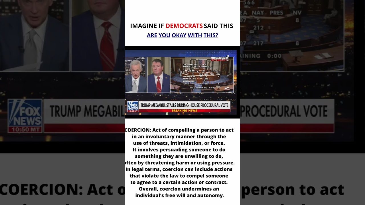 Coercion & Party over People #shorts #foxnews #donaldtrump