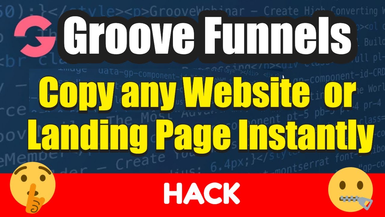 How to Copy and Paste Any Website or Landing Page Instantly   Groovefunnels Hack
