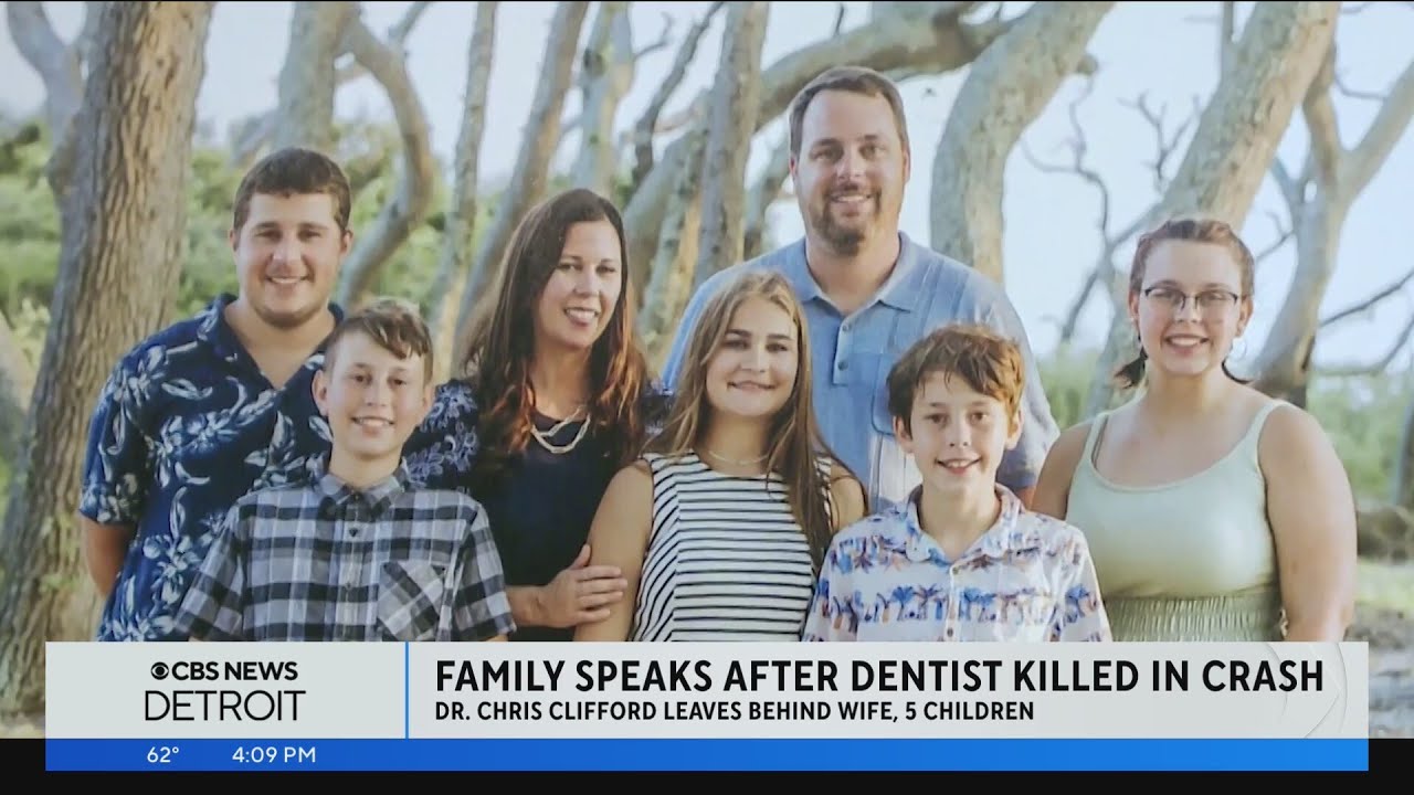 Family speaks after Dearborn dentist killed in three-car crash - YouTube