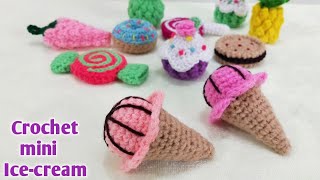 Crochet ice cream / क्रोशिया से आइसक्रीम आसान तरीके से ll ( Hindi )