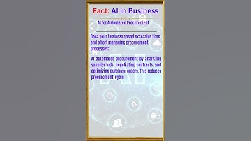 AI for Automated Procurement