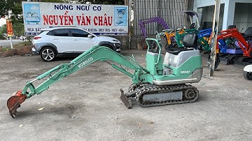 Xe Múc Mini Kobelco SK007 | Ben Chân Có Đường Búa 0972547272 | Nông Cơ Nguyễn Văn Châu